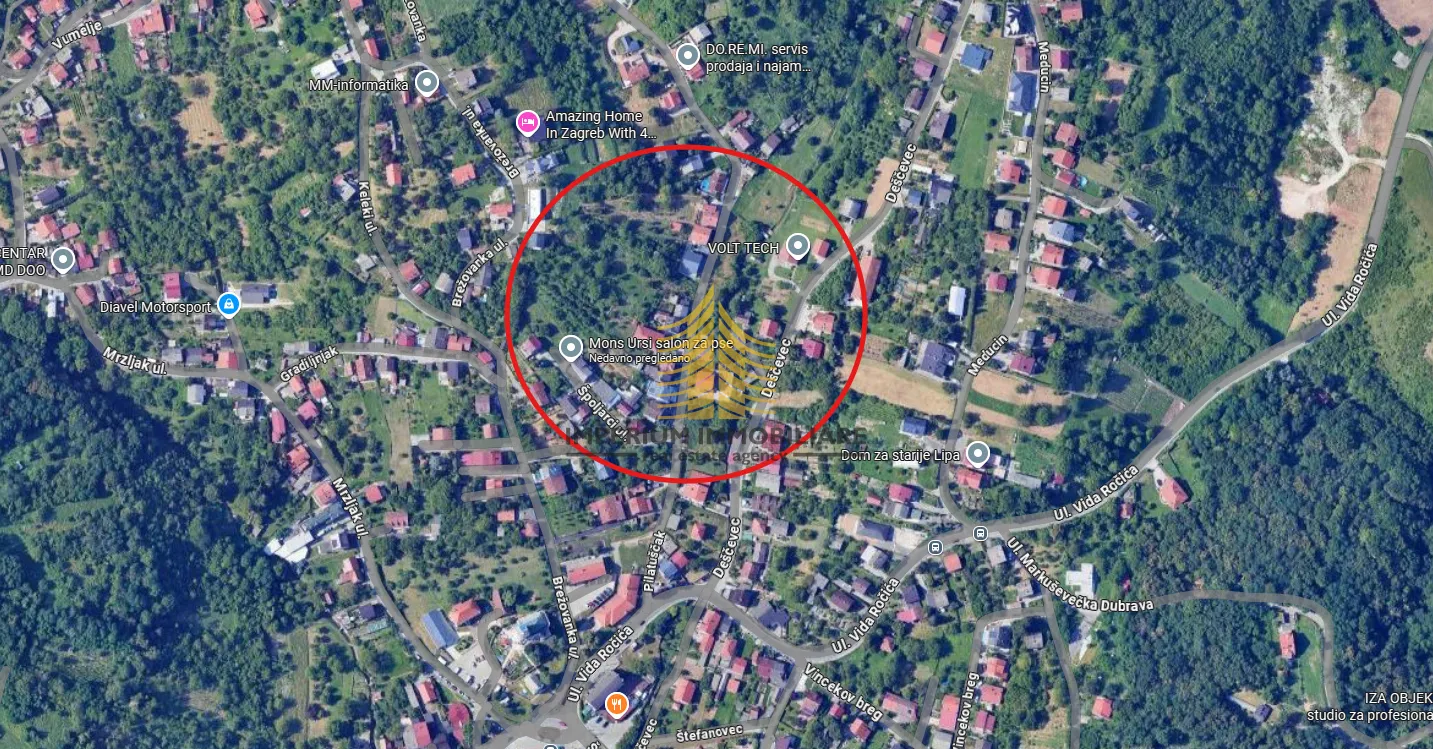 Zemljište, Prodaja, Podsljeme, Markuševec, 1100m2, Građevinsko - Zagreb