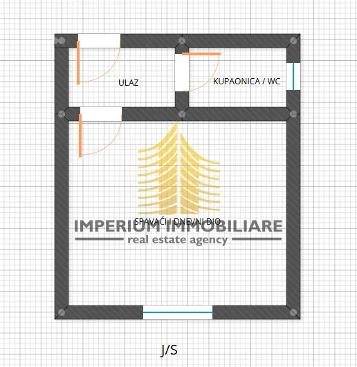 Stan, Najam, Gornji Grad - Medveščak, Medveščak, 19.10m2, Garsonijera - Zagreb