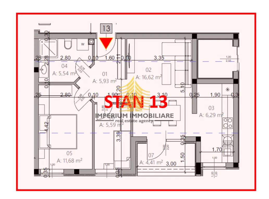 stan, prodaja, pula, monvidal, 56.06m2, 2,5-sobni (2s+db) - slika 4
