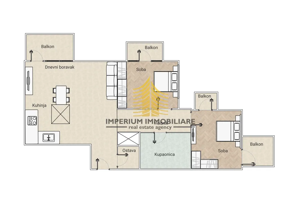 stan - prodaja, mertojak 70m2 - slika 1