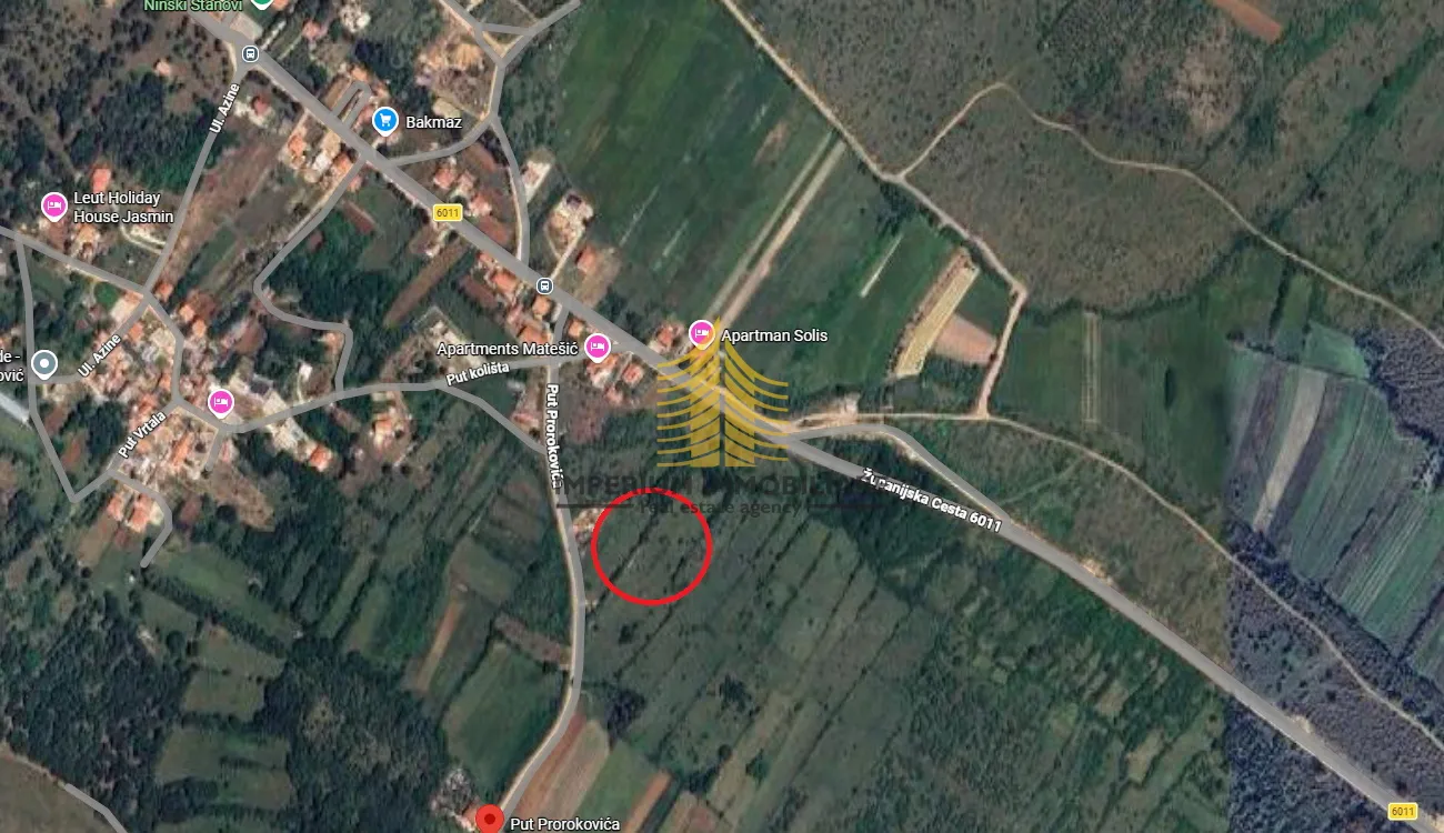 Zemljište, Prodaja, Nin, Ninski Stanovi, 705m2, Građevinsko - Ninski Stanovi, Nin