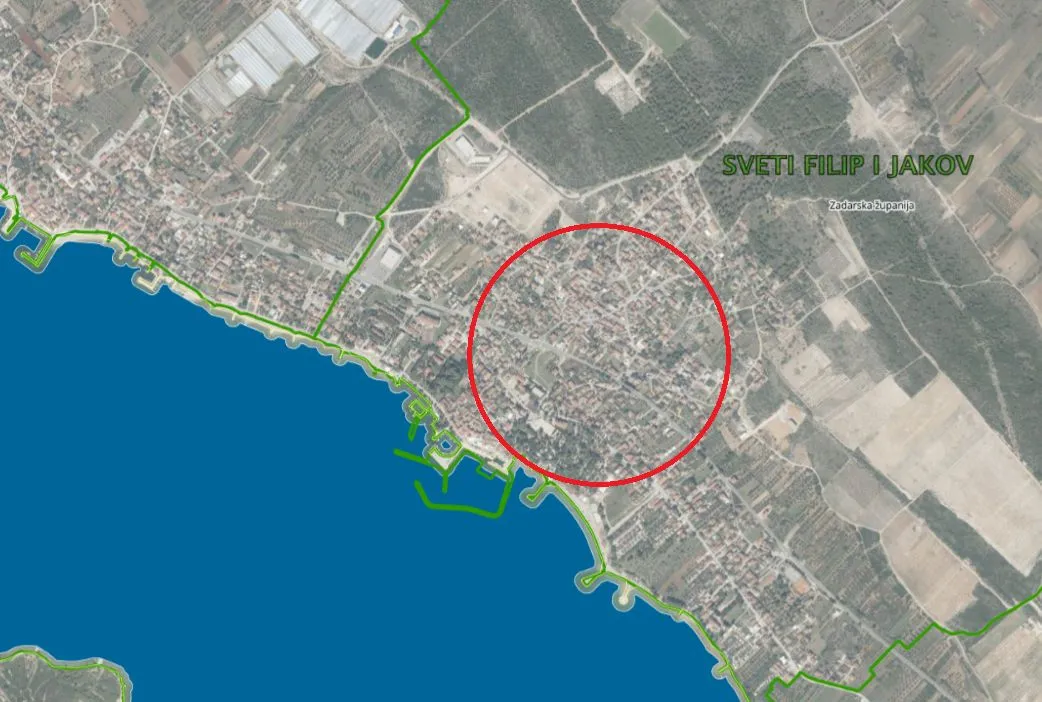 Building plot with project, Sv. Filip and Jakov, 466m2, Croatia - Sveti Filip i Jakov