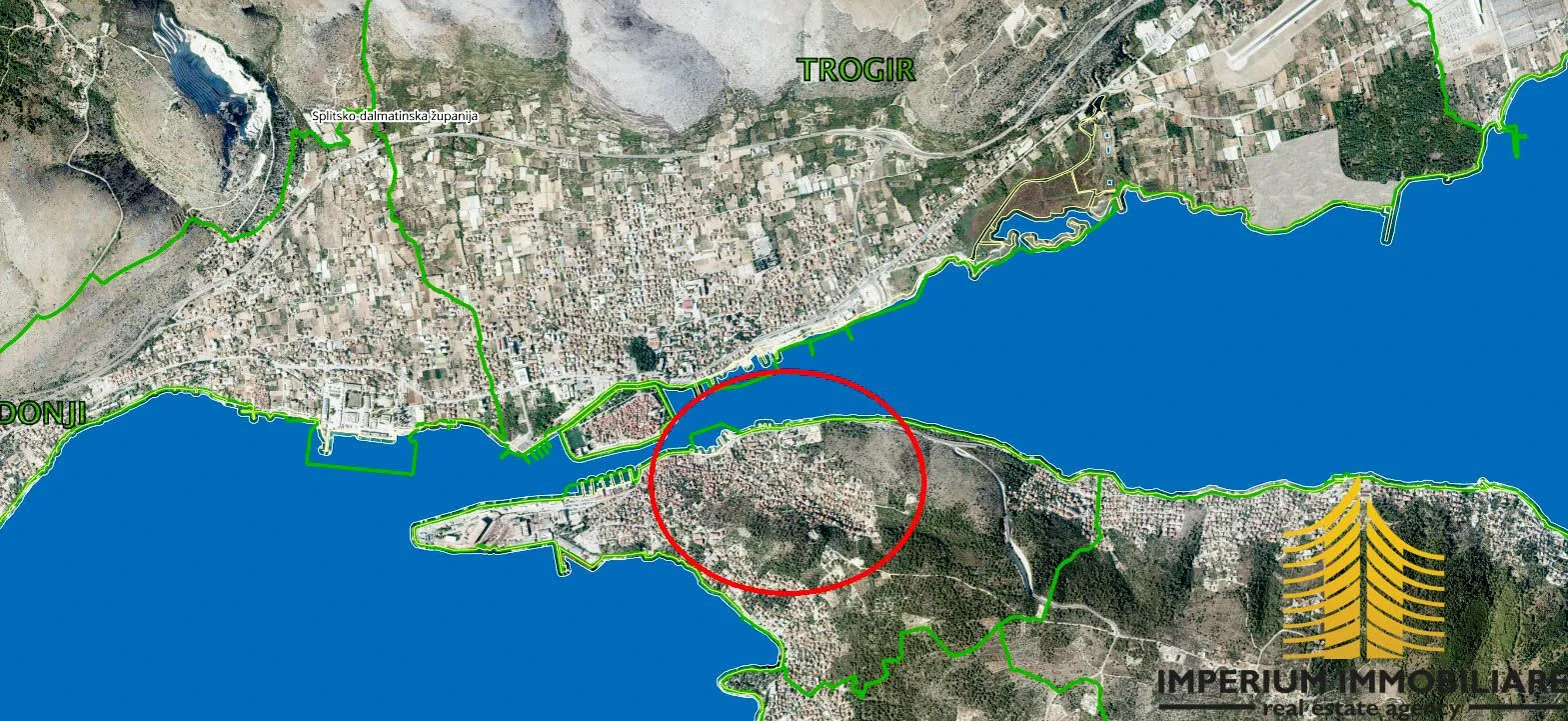 Građevinsko zemljište, Čiovo 976 m2 (Prodaja) - Trogir