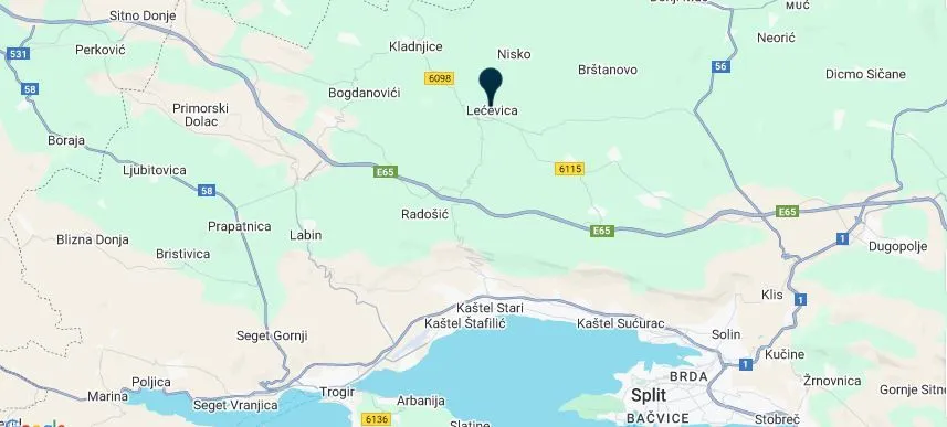 Građevinsko zemljište, Lećevica , 2000 m2,PRILIKA!