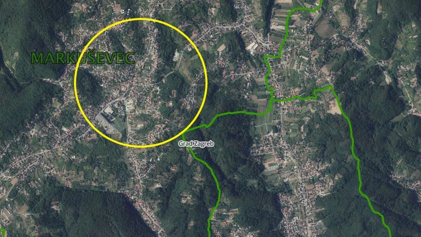 Zemljište: Markuševec, 2500 m2 - Zagreb