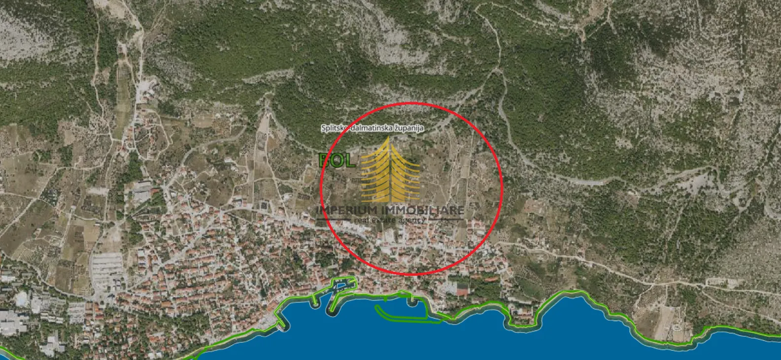 zemljište, prodaja, bol, 2000m2, poljoprivredna površina - slika 1