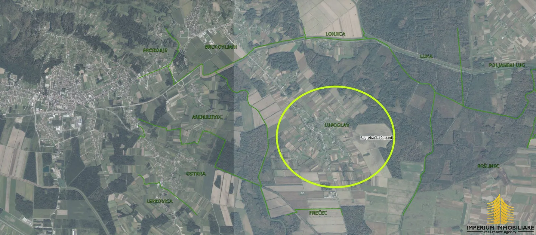 Lupoglav: Građevinsko zemljište - Brckovljani