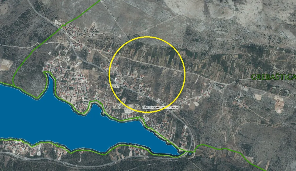 Building plot + permit, Grebaštica, Croatia - Grebaštica, Šibenik