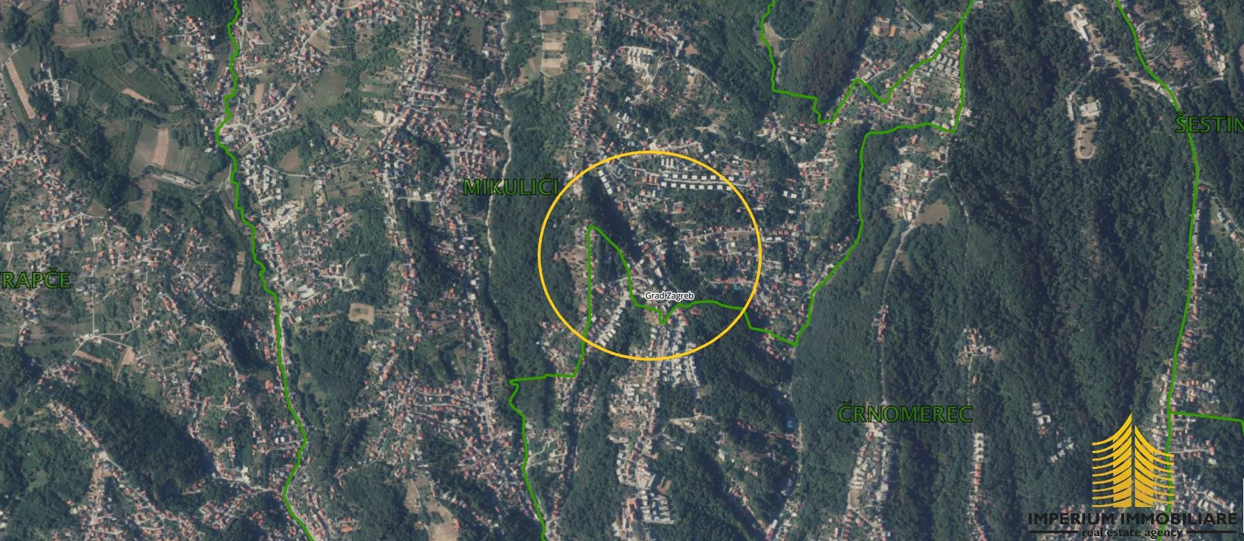 Mikulići: atraktivno Građevinsko zemljište 1600m2 - Zagreb