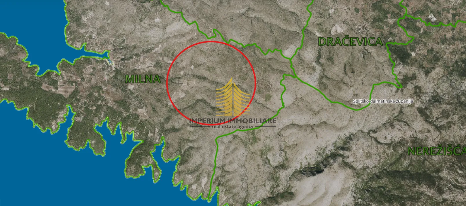 zemljište, prodaja, milna, 34000m2, poljoprivredna površina - slika 1