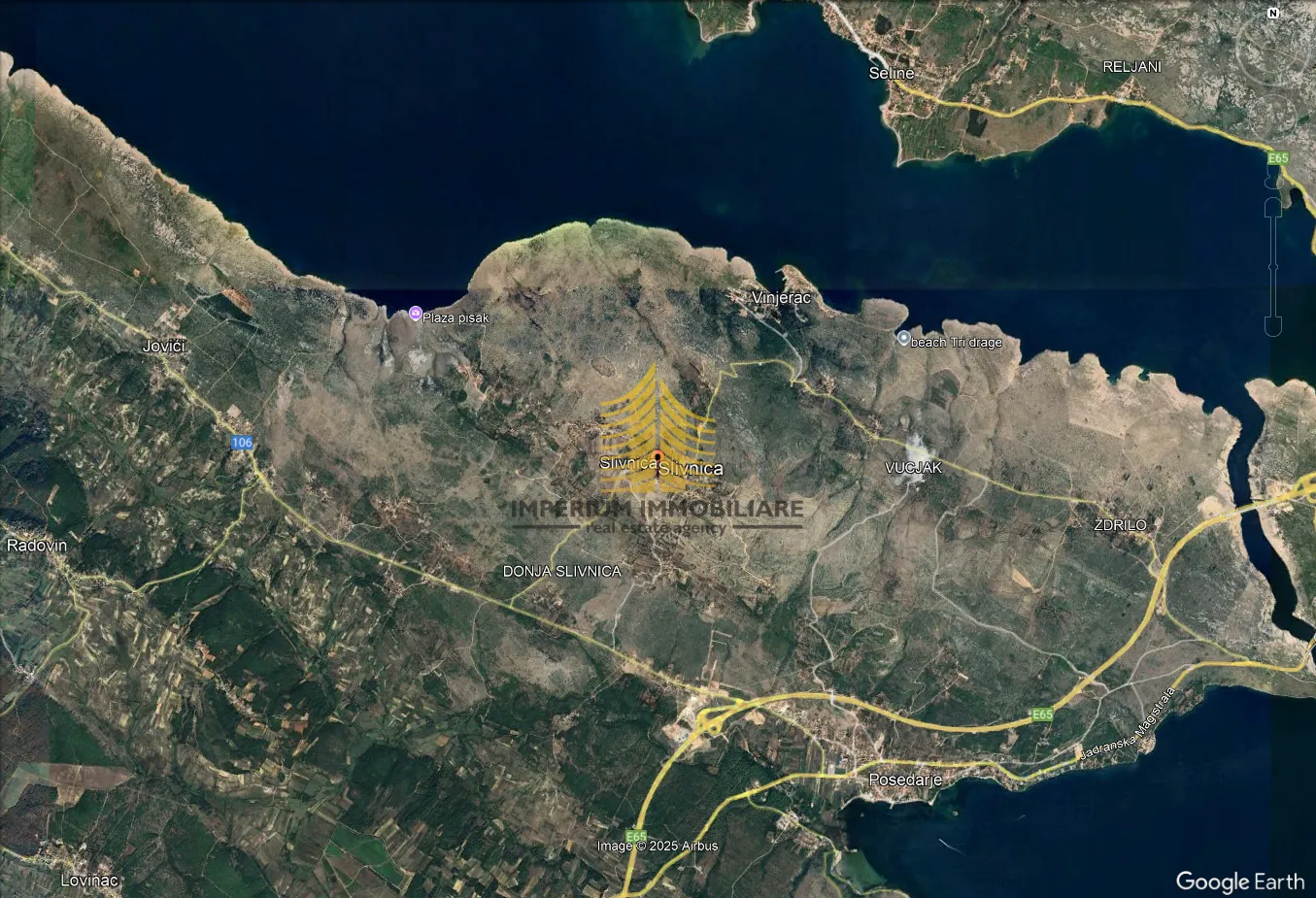 zemljište, prodaja, posedarje, slivnica, 720m2, građevinsko - slika 2