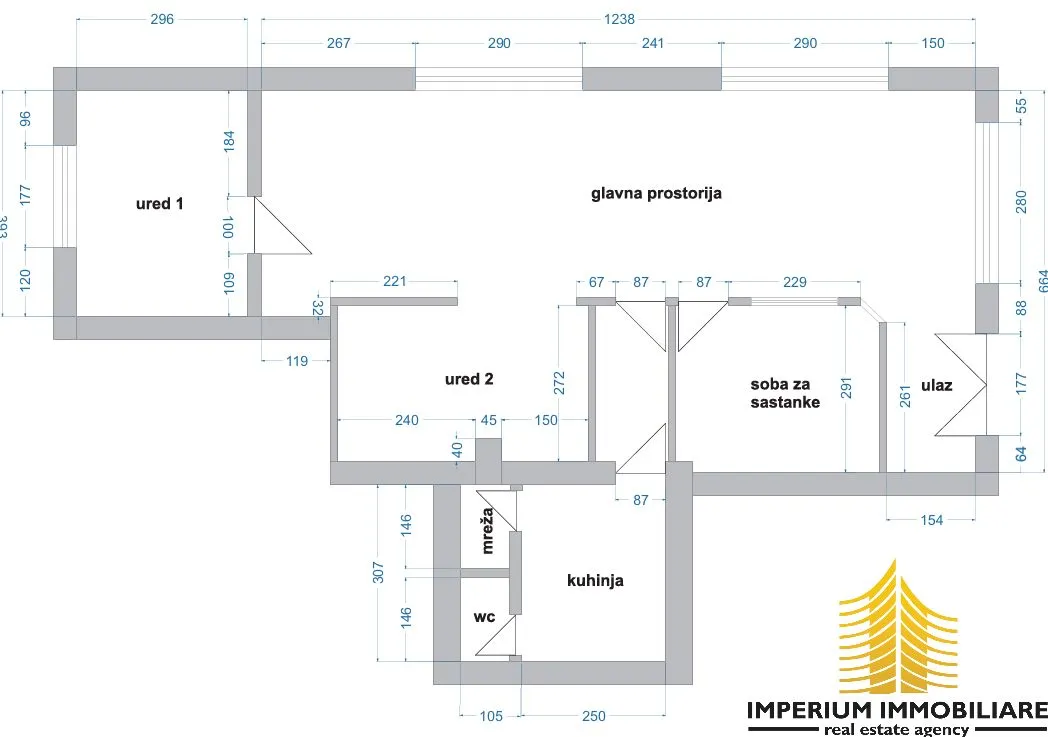 Iznajmljuje se poslovni prostor na glavnoj prometnici u Dugom selu (110 m2) - Dugo Selo