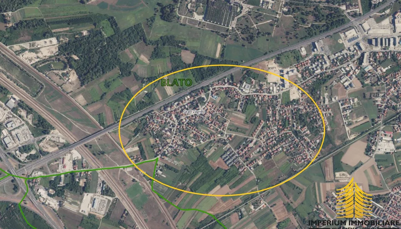 Građevinsko zemljište M1, Blato, 811 m2 - Zagreb
