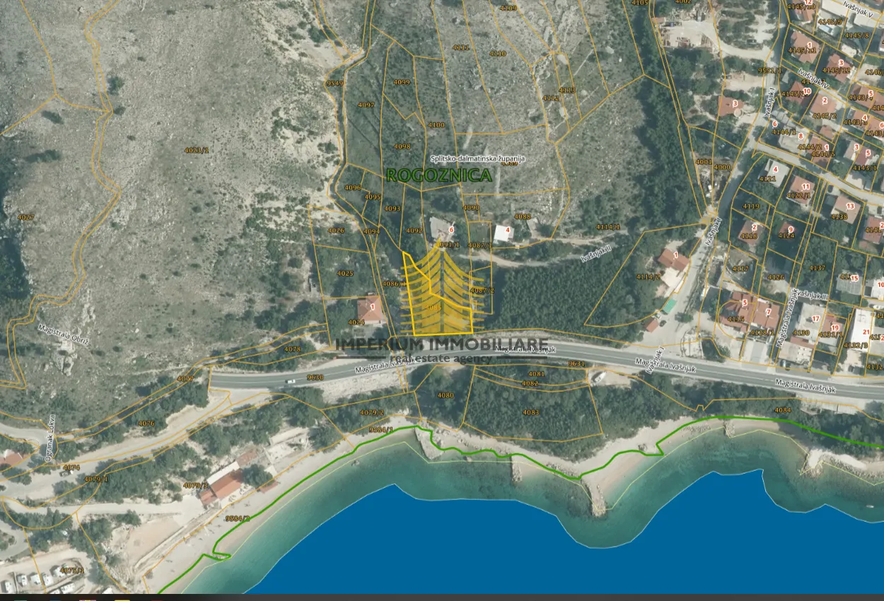 Zemljište, Prodaja, Omiš, 752m2, Građevinsko - Mlija, Omiš
