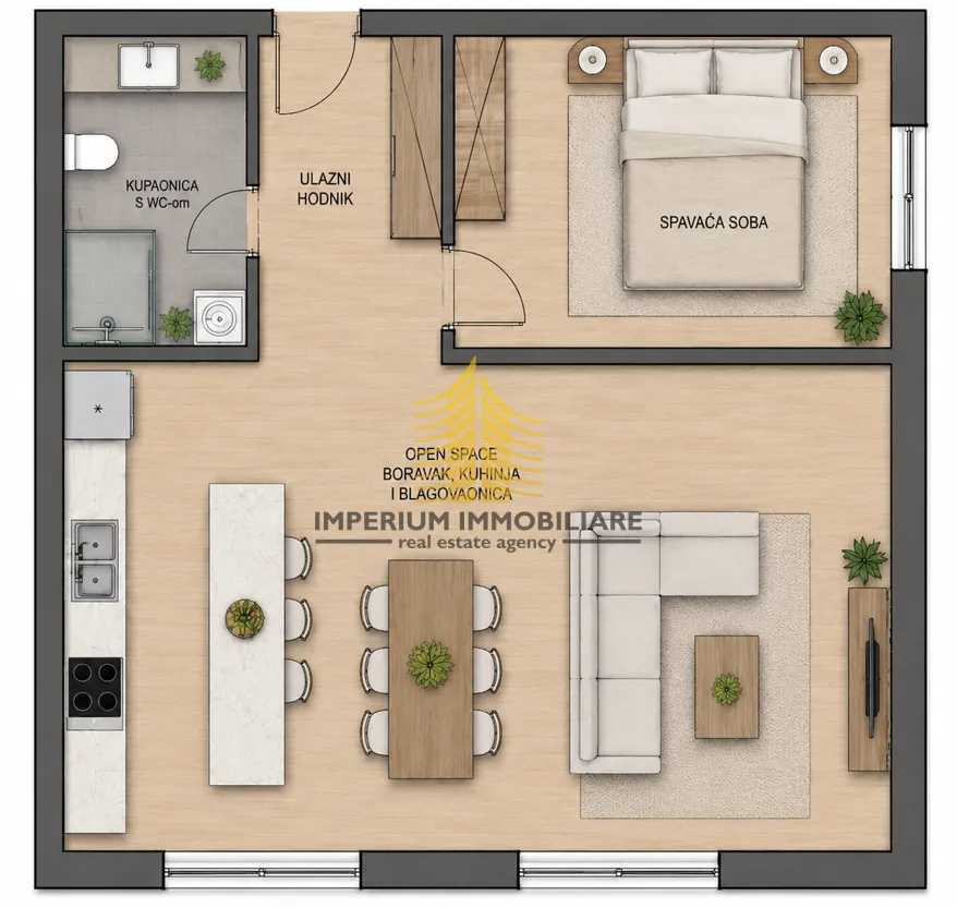 Stan, Prodaja, Črnomerec, Kustošija, 60m2, 2-sobni - Zagreb
