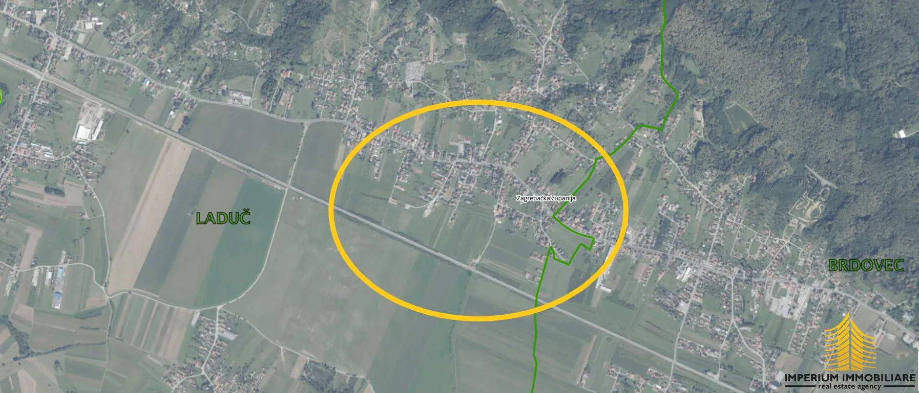 Laduč: Građevinsko zemljište 398m2 - Donji Laduč, Brdovec