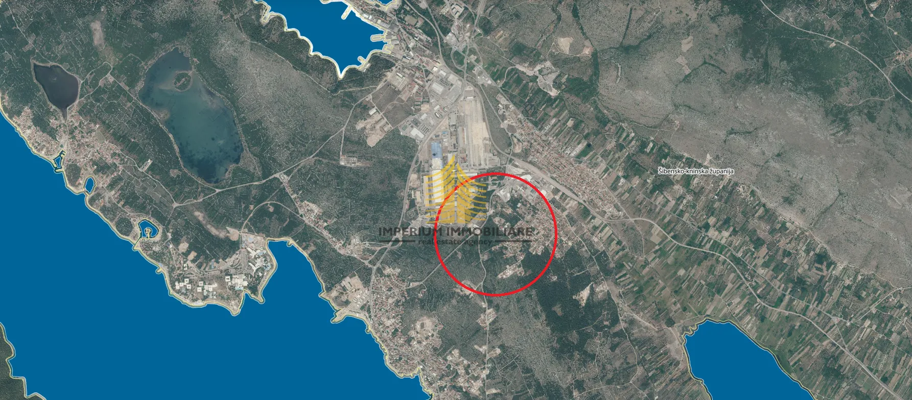zemljište, prodaja, šibenik, donje ražine, 15546m2, građevinsko - slika 1