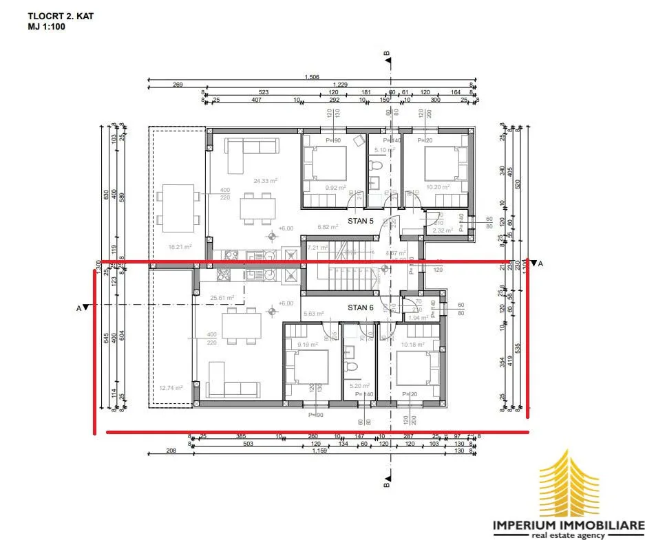 new construction: apartment s6, 2nd floor, povljana, 67 m2, croatia - slika 5
