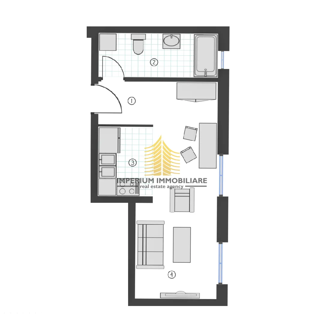 Stan, Prodaja, Peščenica - Žitnjak, Ferenščica, 37m2, 1-sobni - Zagreb