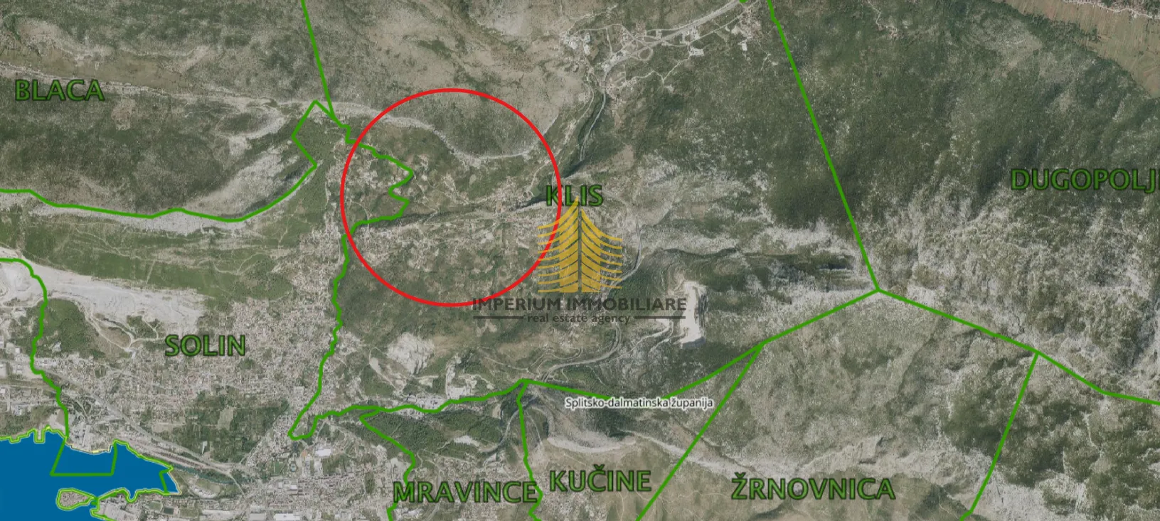 zemljište, prodaja, klis, 1387m2, građevinsko - slika 1