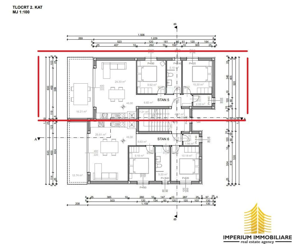 new construction: apartment s5, 2nd floor, povljana, 70.05 m2, croatia - slika 5