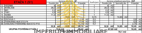 stan, prodaja, zadar, crvene kuće, 67.65m2, 1,5-sobni (1s+db) - slika 13