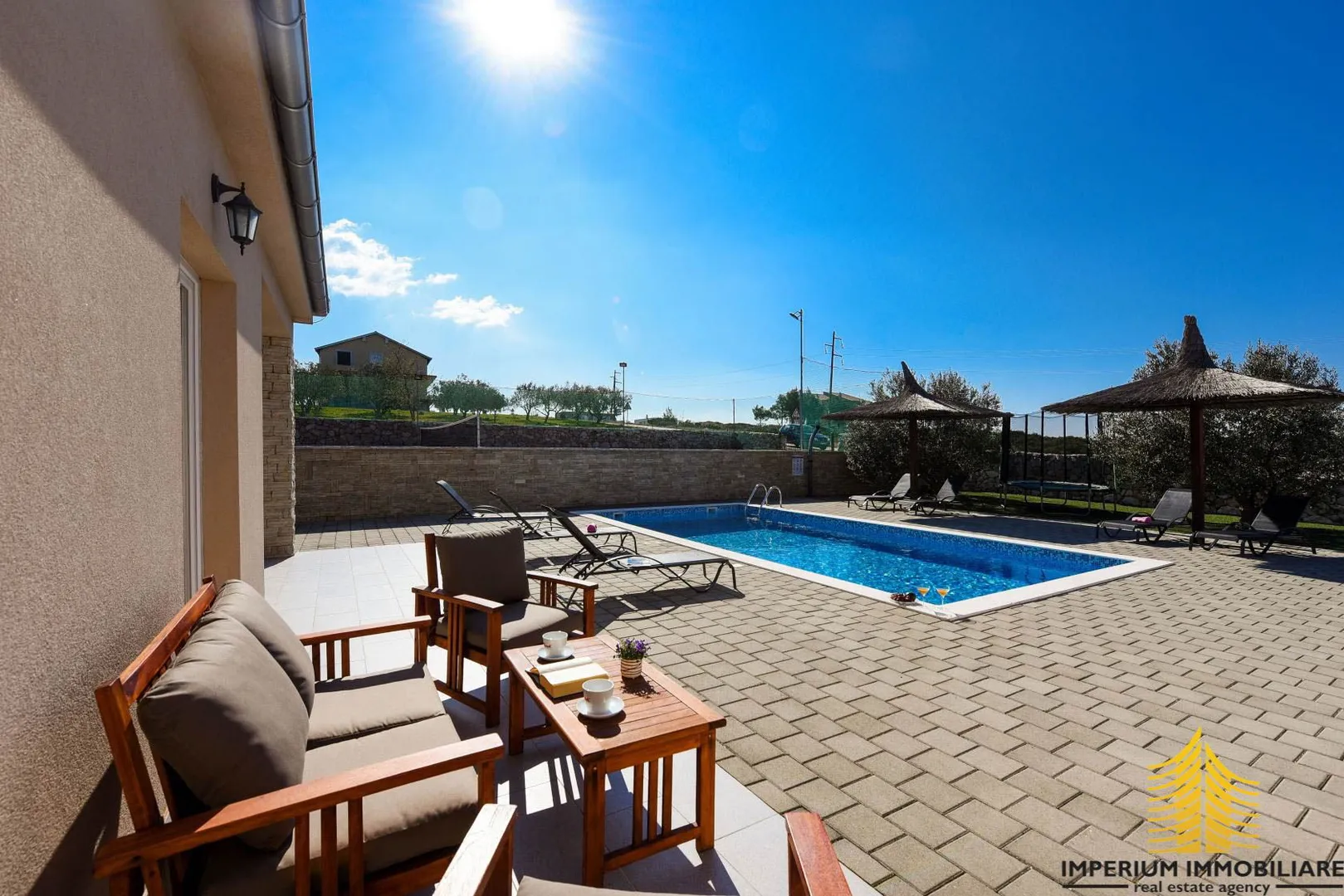 luxury villa with swimming pool and tennis court, debeljak, croatia - slika 13