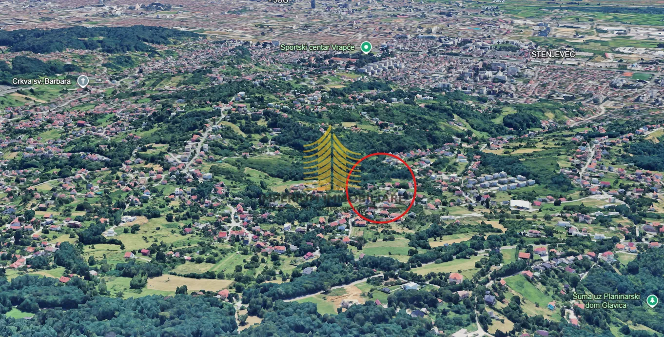zemljište, prodaja, podsused - vrapče, borčec, 1060m2, građevinsko - slika 2