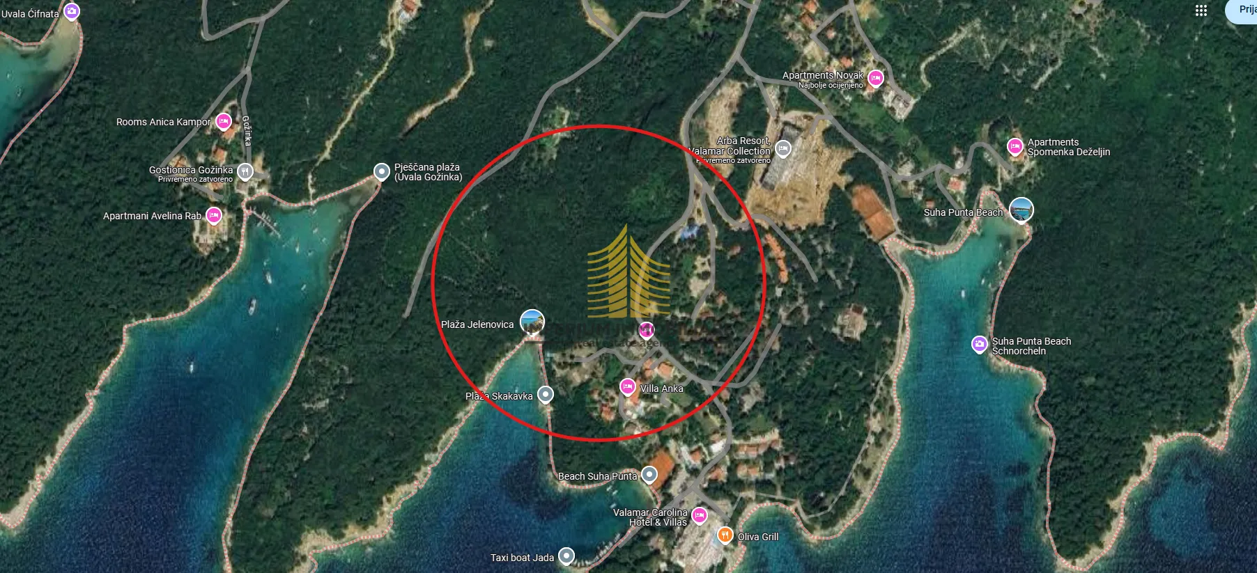 Zemljište, Prodaja, Negrađevinsko - Kampor, Rab