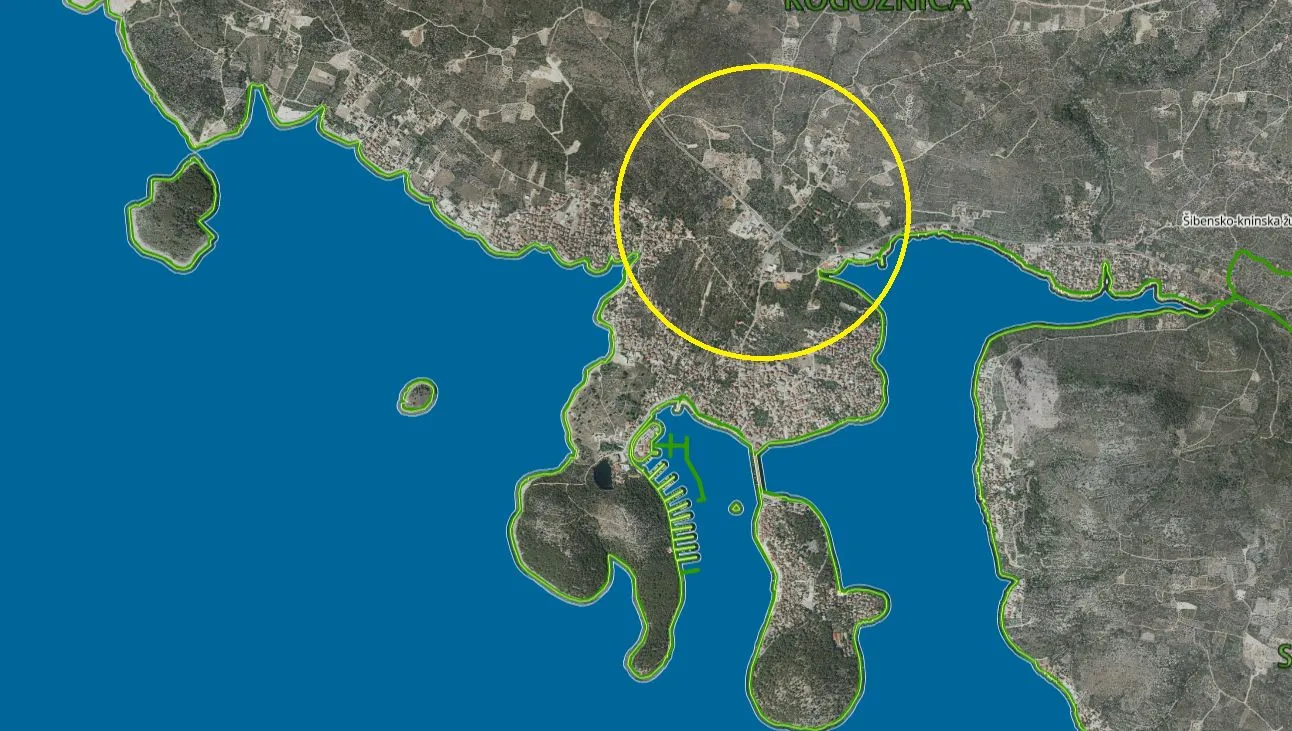 Building land, Rogoznica, 6000 m2, Croatia