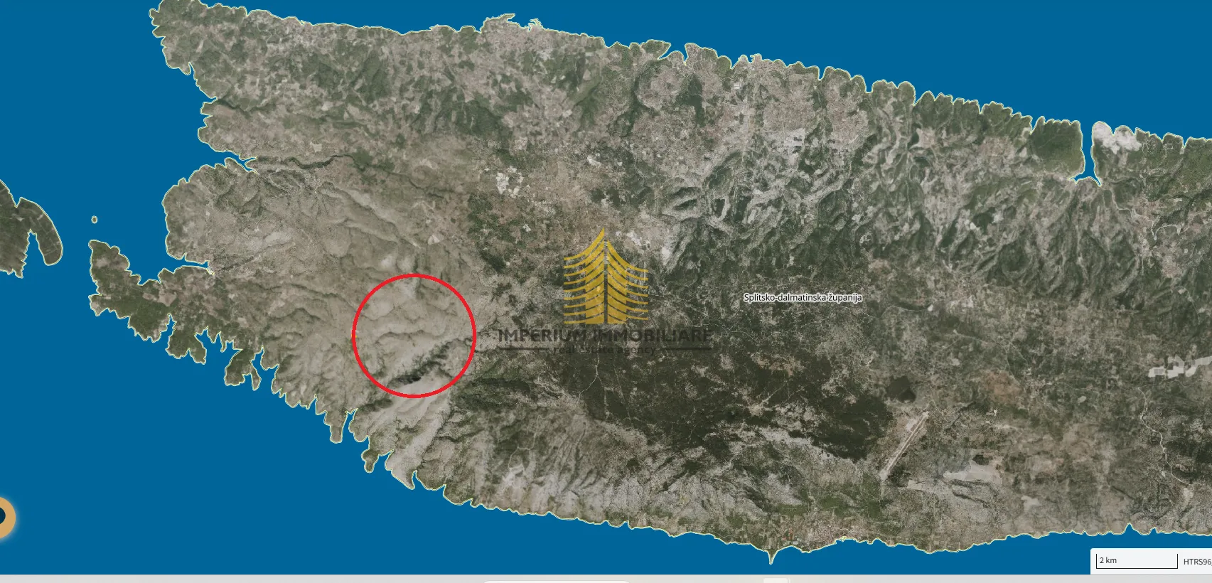 Zemljište, Prodaja, Milna, 2162m2, Poljoprivredna površina