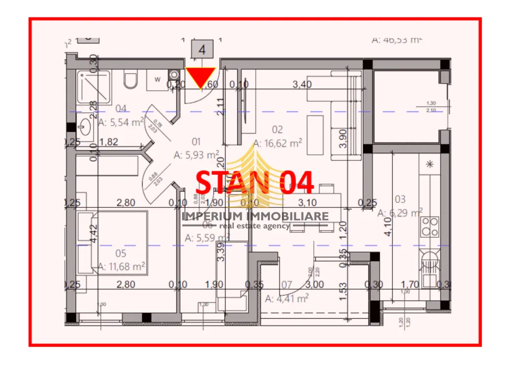 stan, prodaja, pula, monvidal, 56.06m2, 2,5-sobni (2s+db) - slika 4