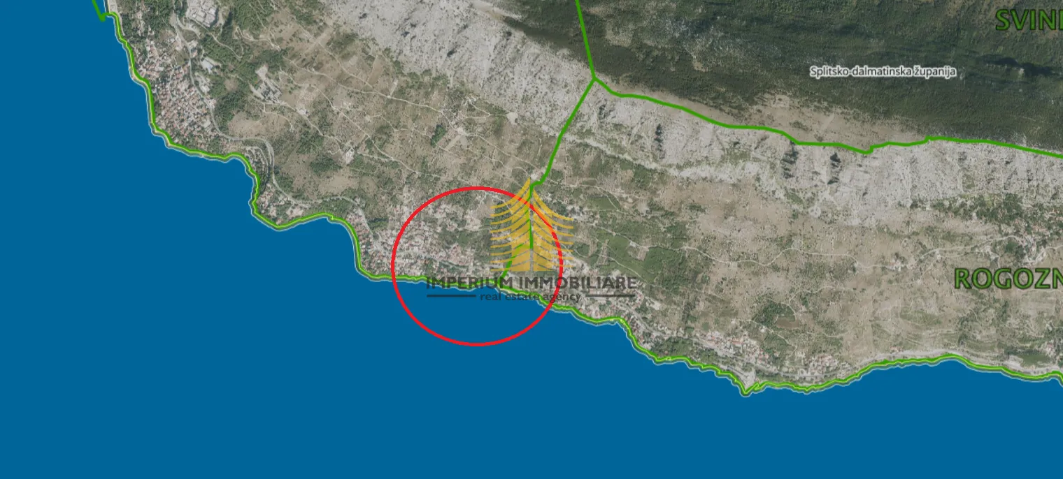 Zemljište, Prodaja, Omiš, Stanići, 1214m2, Građevinsko - Stanići, Omiš