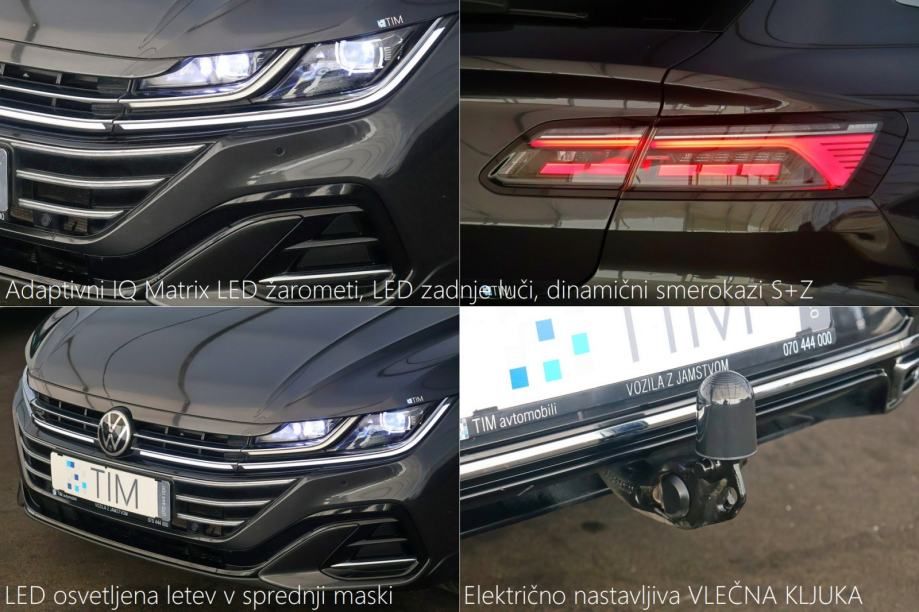 vw arteon shootingbrake 2.0 tdi dsg r-line iq matrix dcc 360-kamera - slika 16