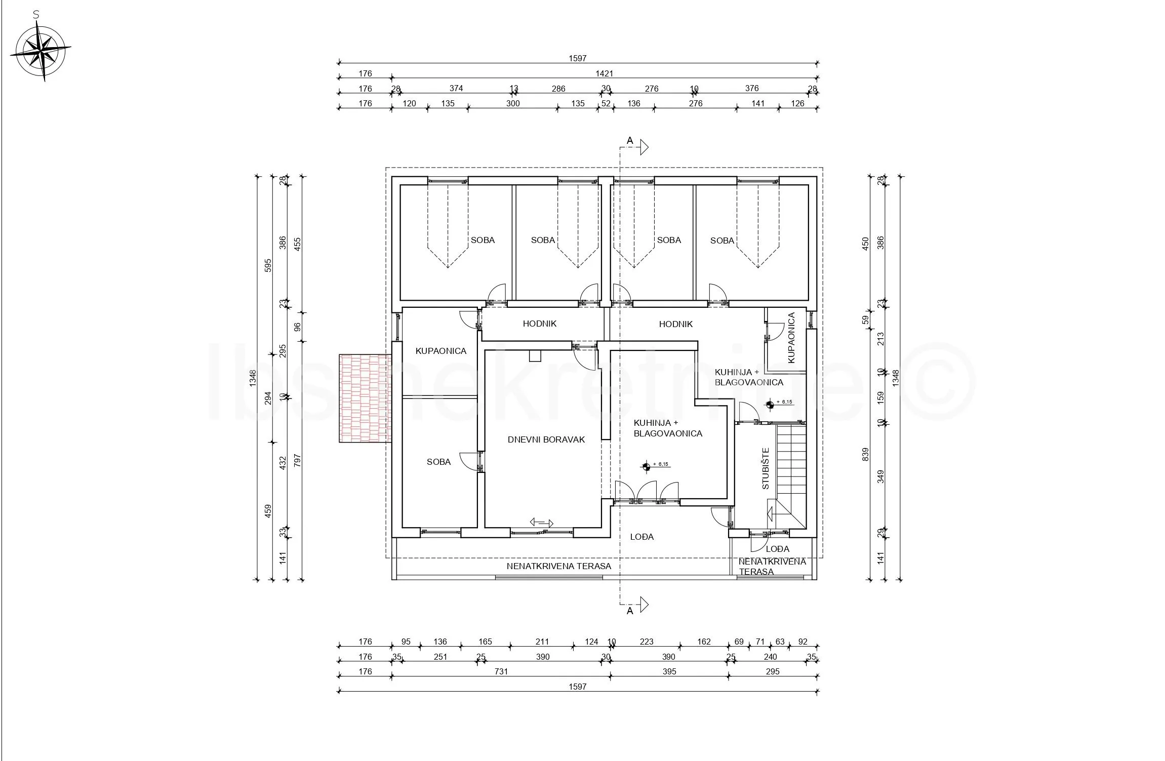 jedinstven stan na marjanu s vrtom i garažom - 145m² + 209m² vrta - slika 16