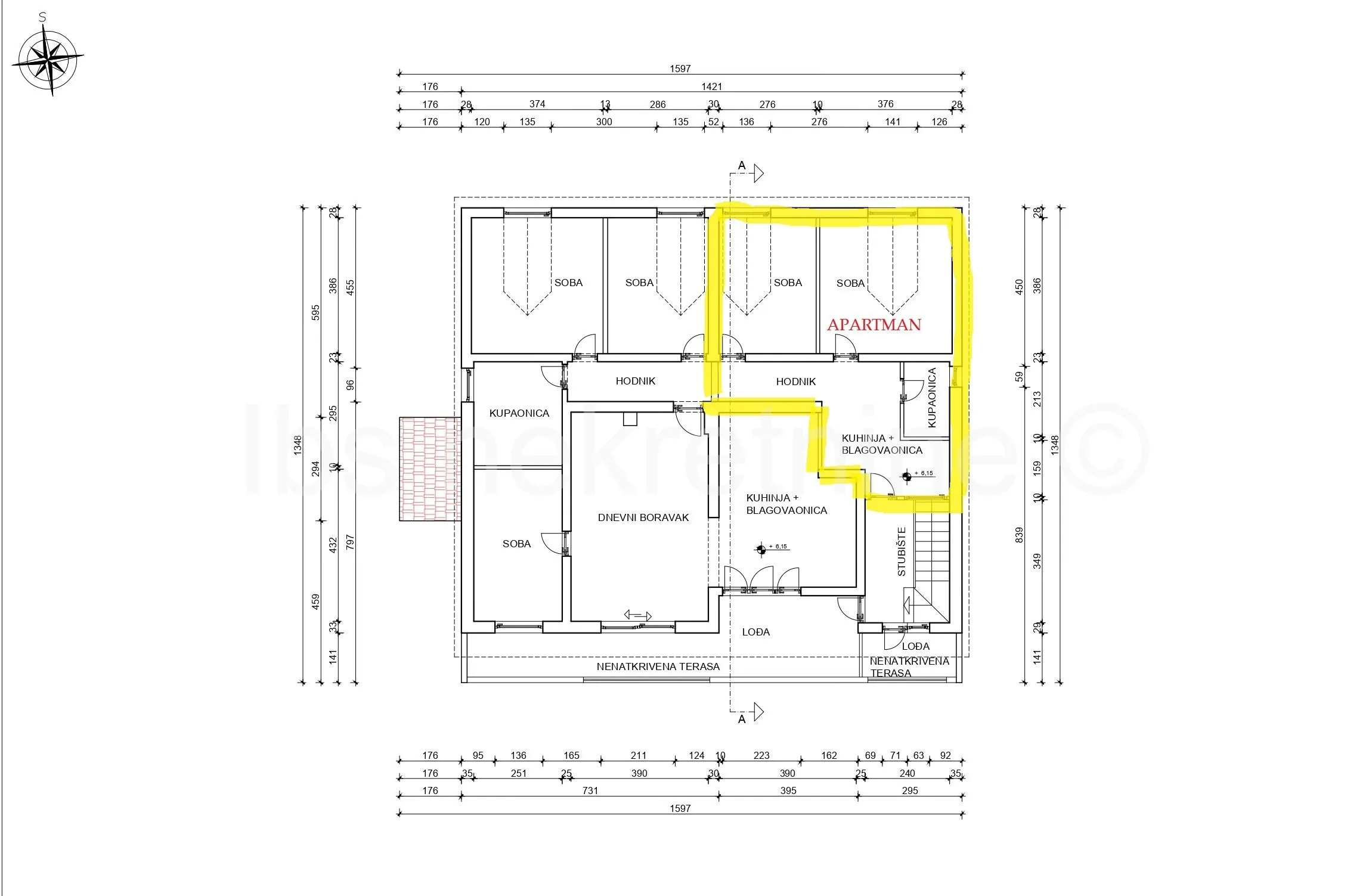 jedinstven stan na marjanu s vrtom i garažom - 145m² + 209m² vrta - slika 17