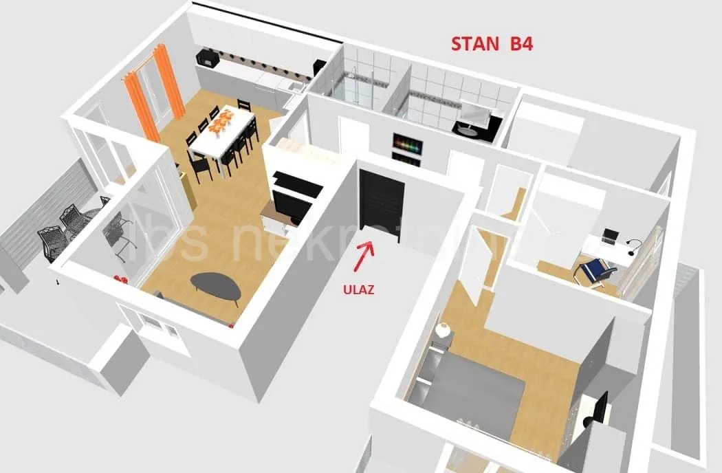 podstrana - trosoban stan na prvom katu, 80 m2, parking mjesto - slika 8