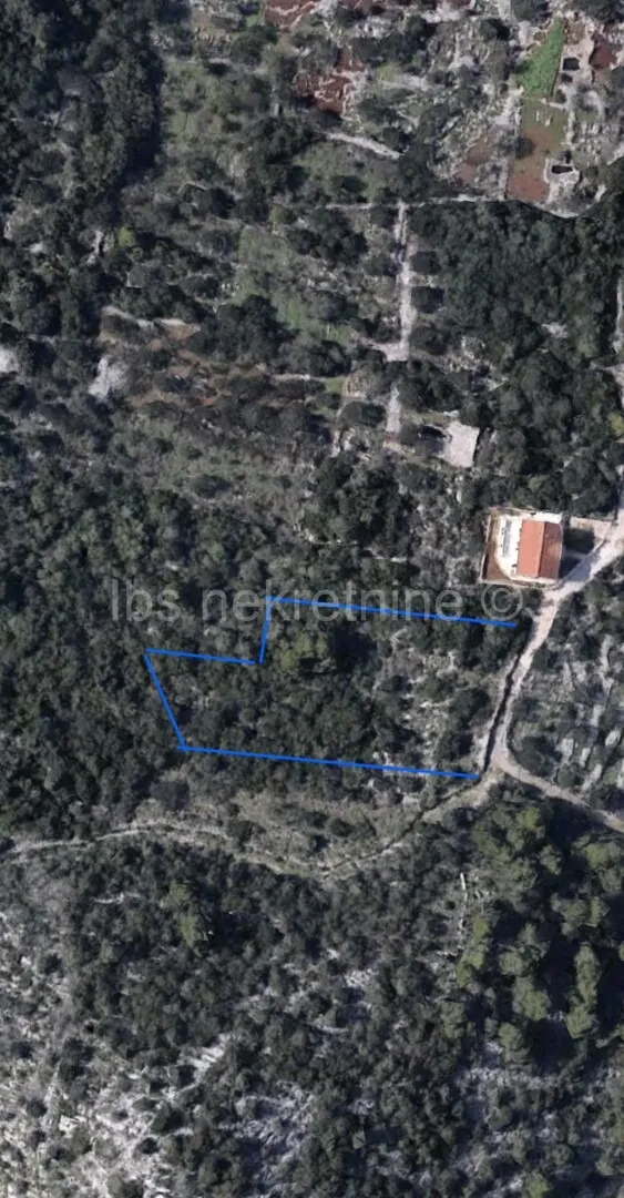 Okrug Donji - građevinsko zemljište 1972 m2, 250 m od mora - Okrug Donji, Okrug