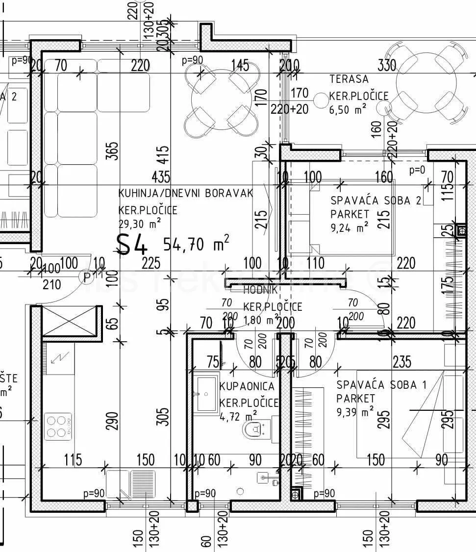 ***stanovi u novogradnj!!! dvosobni i trosobni (penthouse)!!! - slika 9