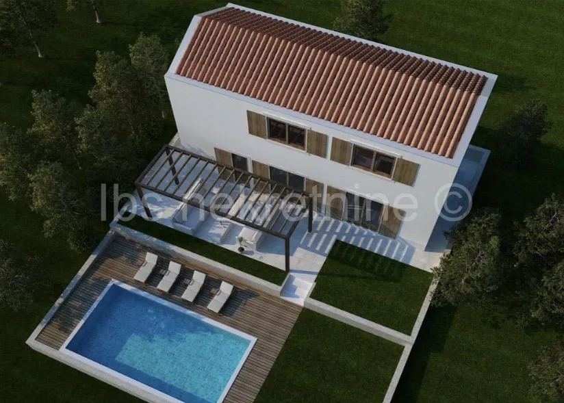 marina, vrsine - 20.000 m2 s projektom za dvije vile, zamjena za stan - slika 3