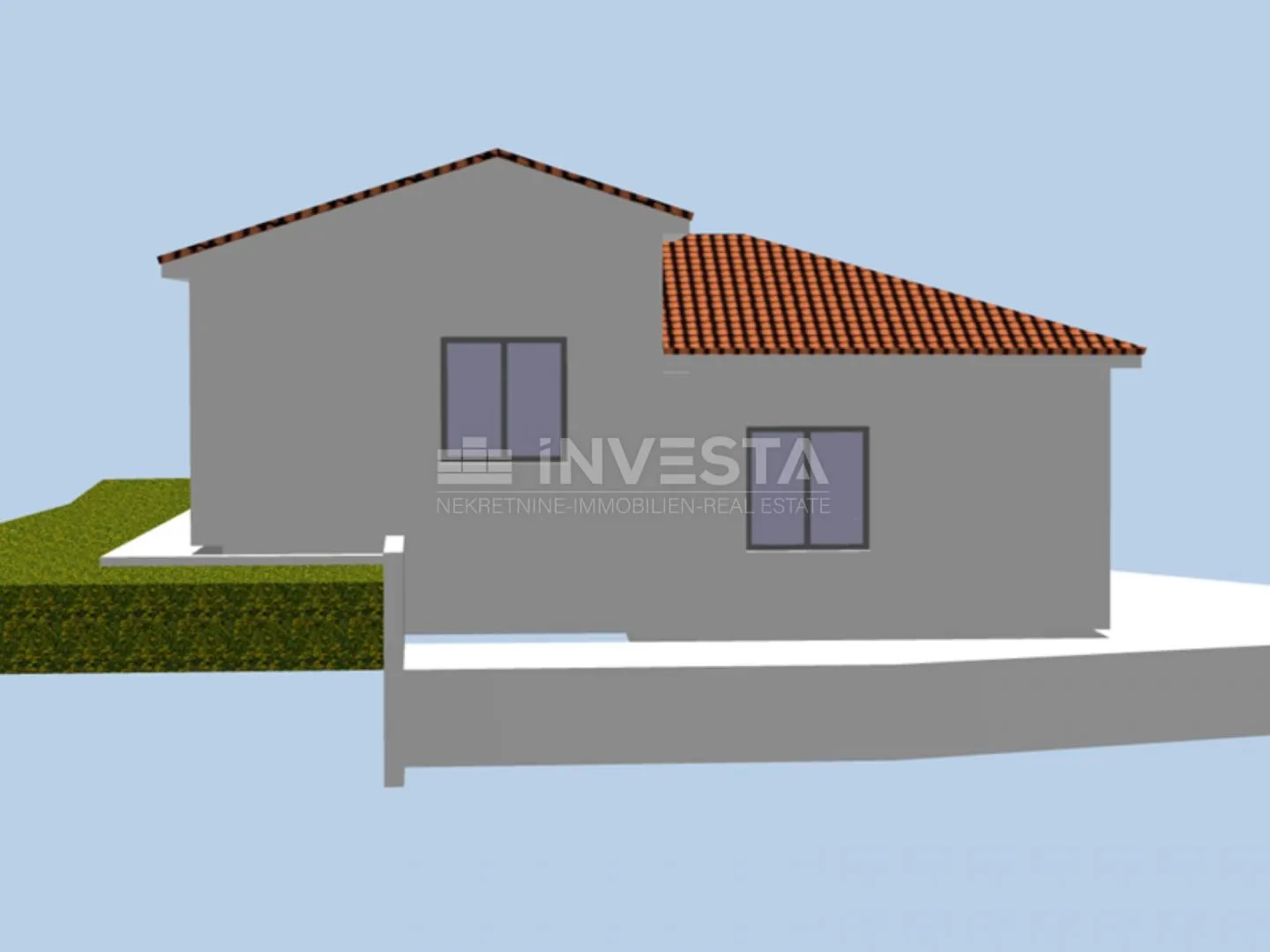 vodnjan okolica, građevinsko zemljište 482m2 s građevinskom dozvolom kuće 120m2 - slika 2