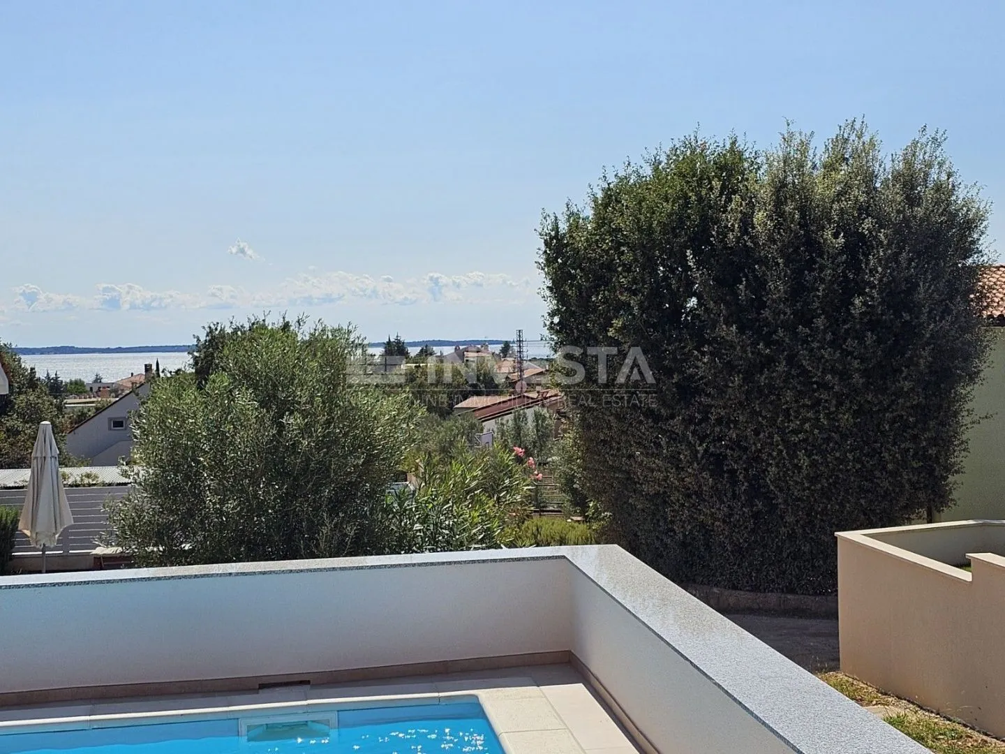 barbariga, vila s bazenom u toskanskom stilu na mediteranu, pogled more - slika 35