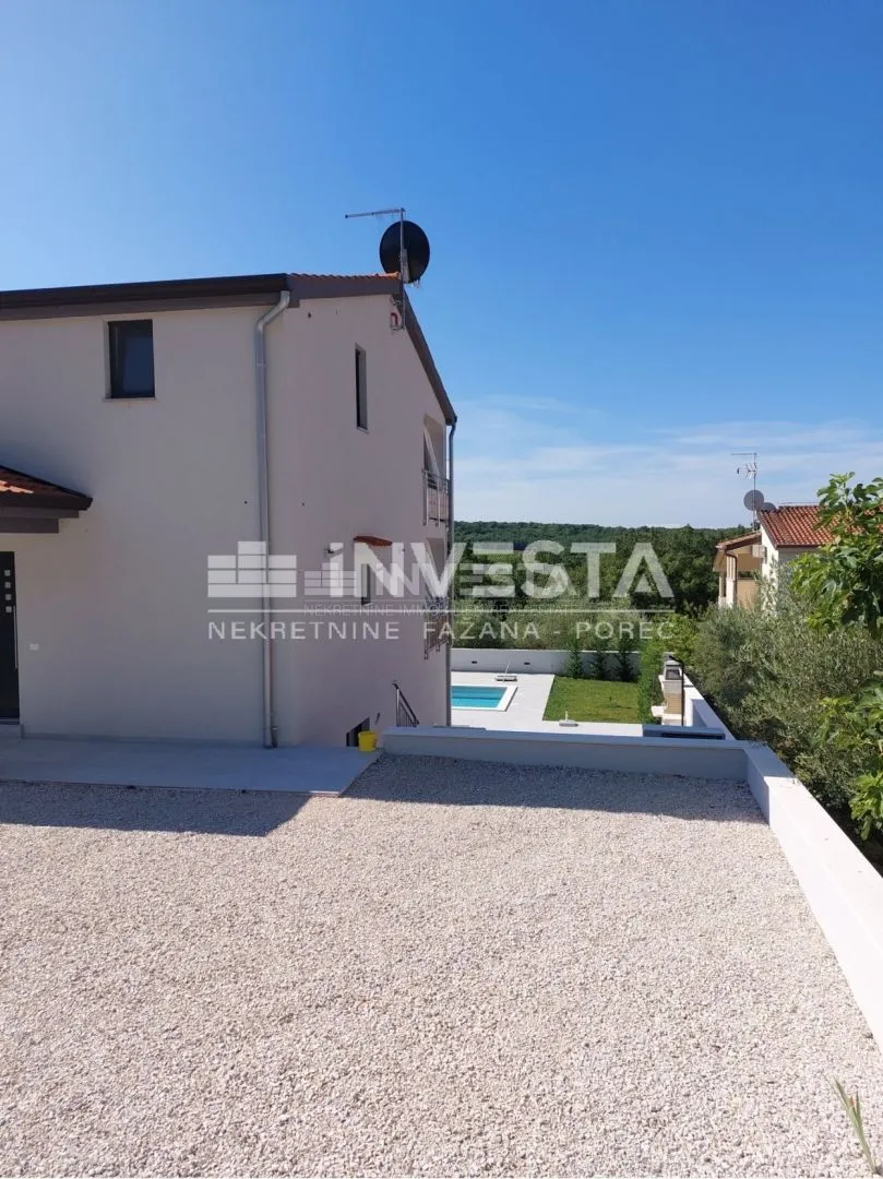 poreč okolica, moderno uređena vila dvojnica s bazenom, novogradnja - slika 6