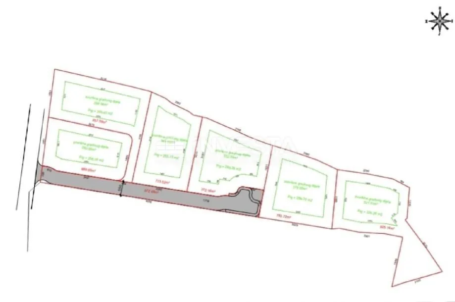 barban, rojnići, više građevinskih zemljišta, 693 m2 - 910 m2 - slika 9
