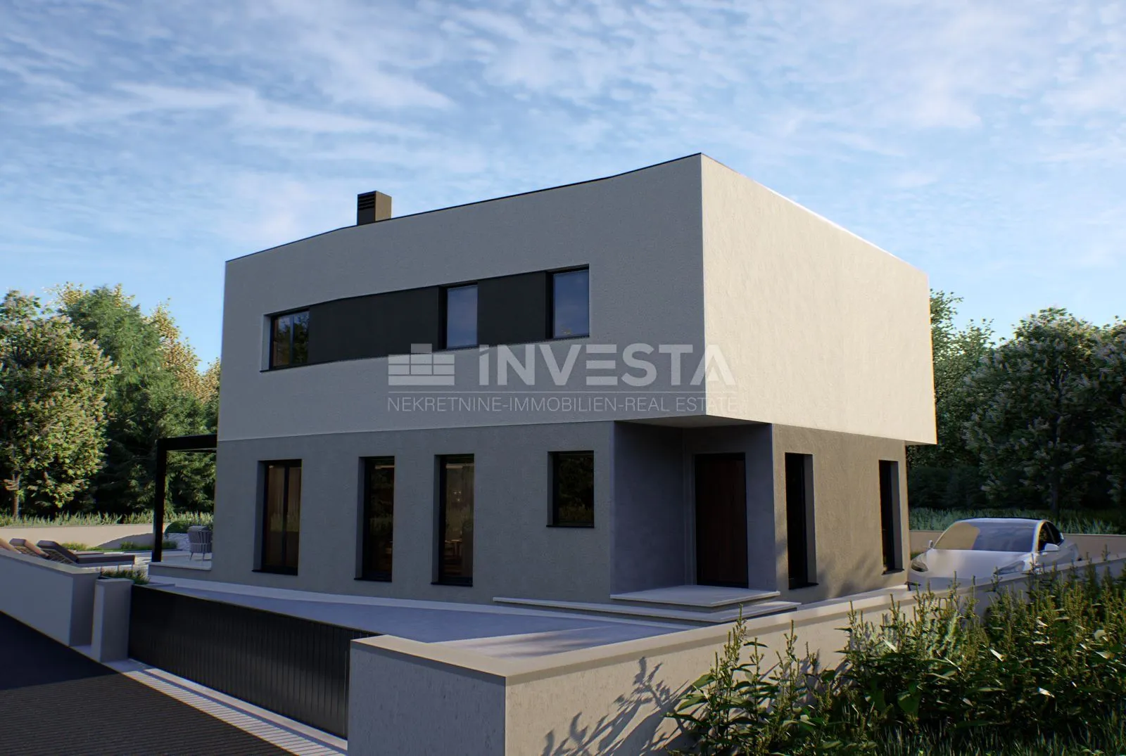 ližnjan, moderna dvojna vila s bazenima - slika 2