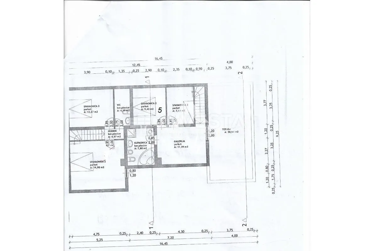 poreč okolica, dvoetažni stan 107,43 m2 1.kat/potkrovlje, novogradnja - slika 11