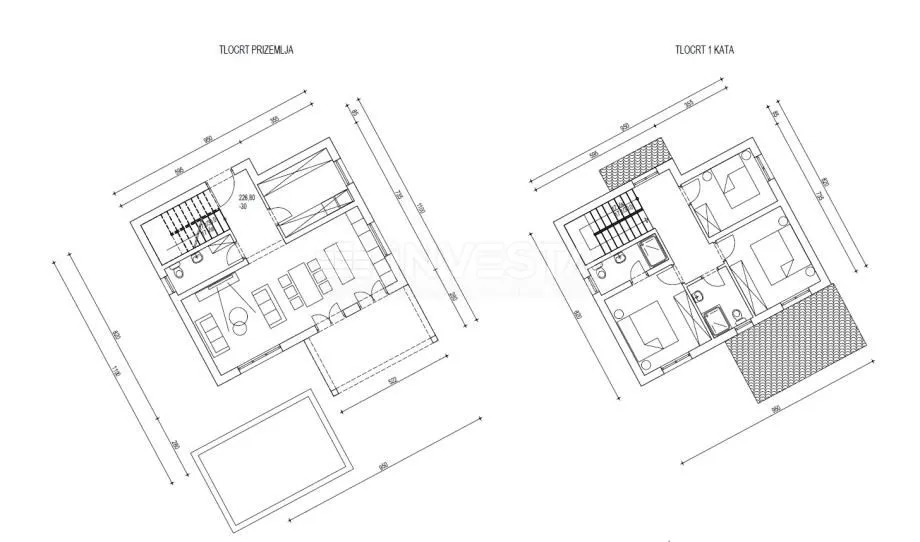 vodnjan okolica, građevinsko zemljište 353m2 s građevinskom dozvolom kuće 165m2 - slika 4