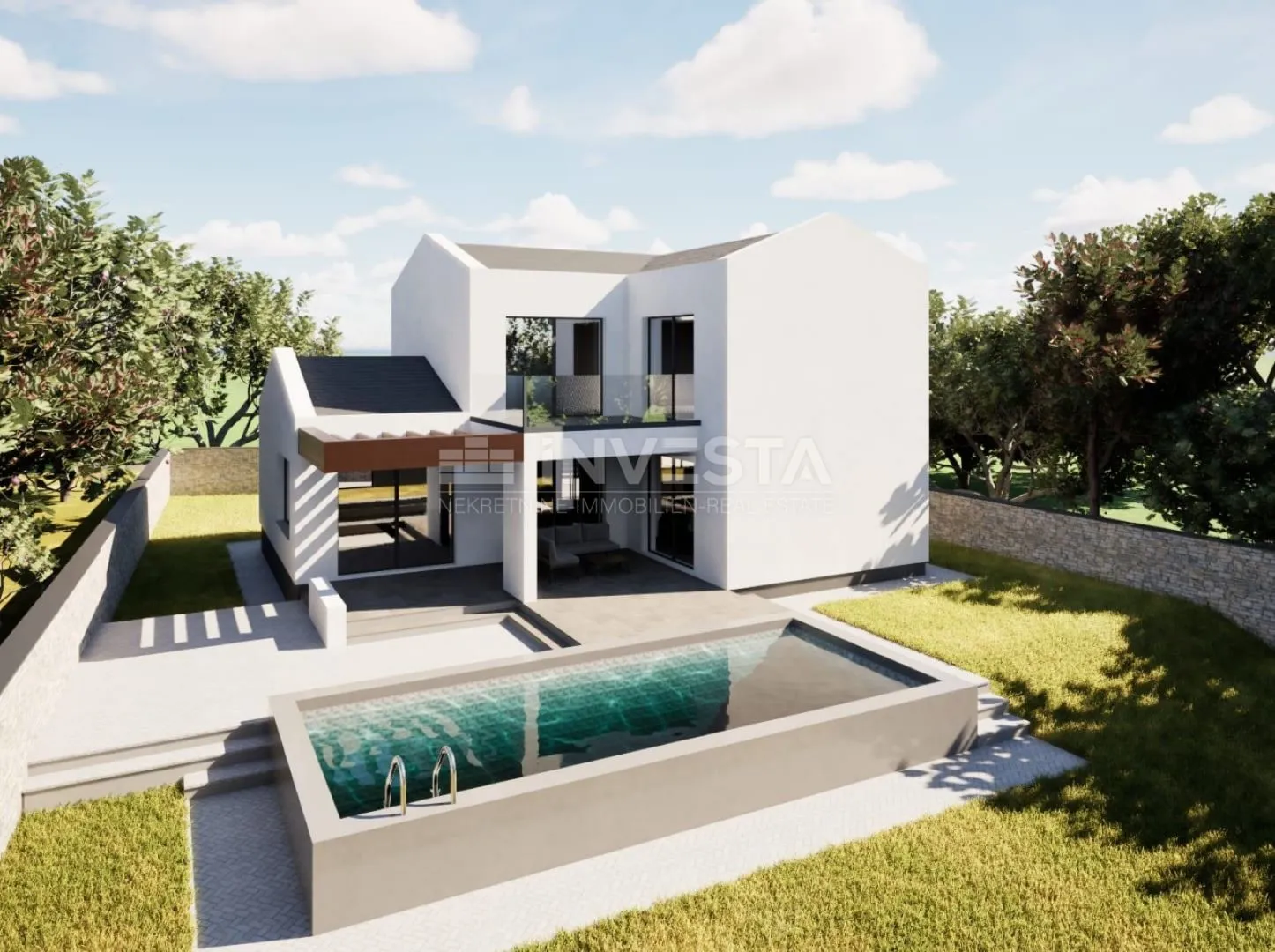 žminj okolica - građevinsko zemljište 660 m2 s projektnom dokumentacijom - slika 2