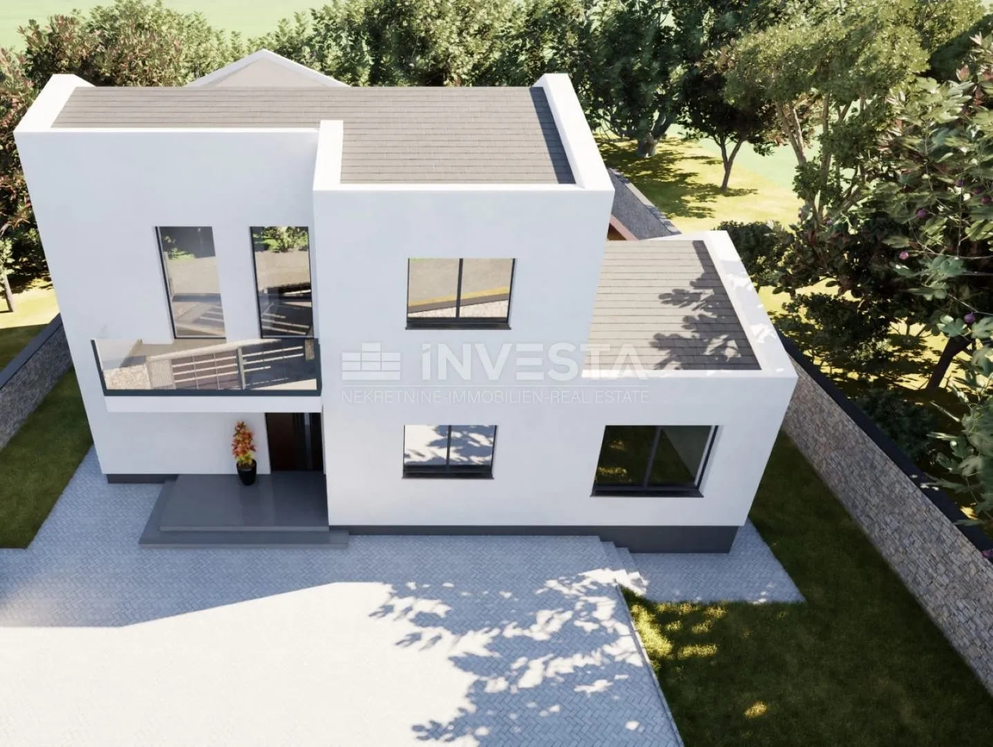 žminj okolica - građevinsko zemljište 660 m2 s projektnom dokumentacijom - slika 4
