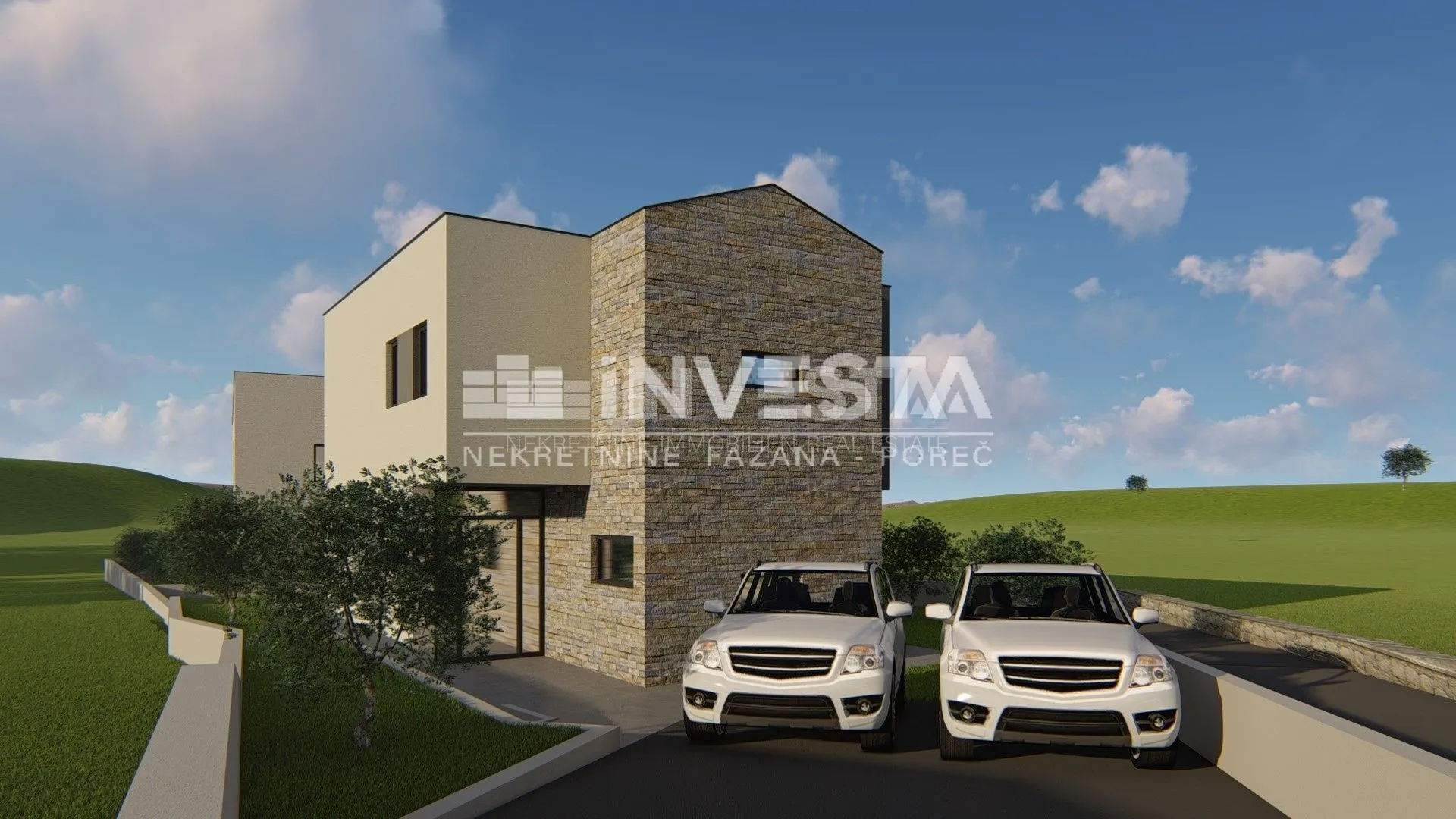 istra, marčana okolica, vila s bazenom, 141 m2, 2 km od mora, novogradnja - slika 5